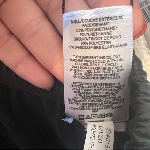 Express Black Jacket medium Express Women Black Faux- Leather Pants - Picture 8 of 10